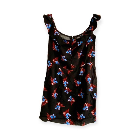 NWT City Chic Mini Dress, Blue Floral Off‎ the Shoulder, Size 16 Plus size - Picture 3 of 12